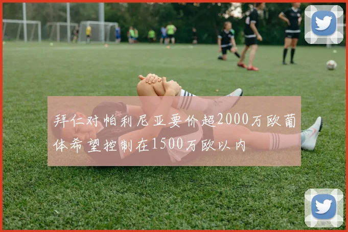拜仁对帕利尼亚要价超2000万欧葡体希望控制在1500万欧以内